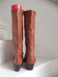 Patons vintage kalfsleren laarzen boots (2239)