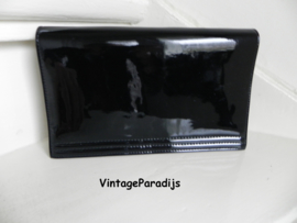Vintage lakleder clutch (2356)