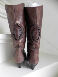Stoere vintage applicatie boots (2194)