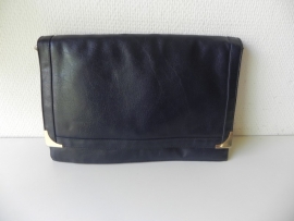 Grote Clutch Schoudertas donkerblauw (nr. 1553)