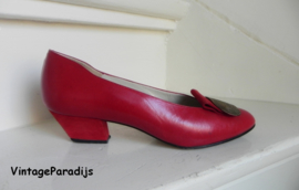 Manfield sexy rode vintage pumps (2282)