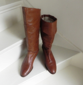 Patons vintage kalfsleren laarzen boots (2239)