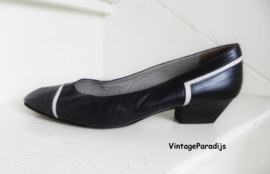 Ravelli vintage blue white pumps (2447)