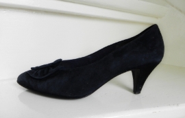 Hogl prachtige vintage suede pumps (1984)