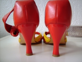 Pierre Cardin rode highheels pumps (nr. 1221)