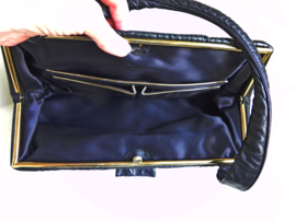 Kalfsleren vintage bag (2466)