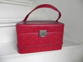 Rode vintage beautycase bag (2103)