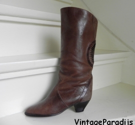 Stoere vintage applicatie boots (2194)