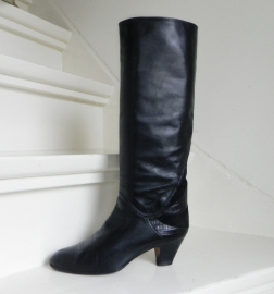 Designer omslag hoge laarzen boots (Pollini K&S)