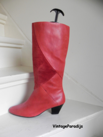 Vintage red cowboy boots (2527)