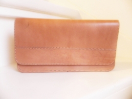 Clutch camel rundleder tas (1781)