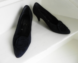 Hogl prachtige vintage suede pumps (1984)