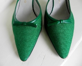 Charles Jourdan designers slingback pumps (1925)