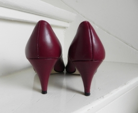 Coconel vintage bordeaux rode pumps (2143)