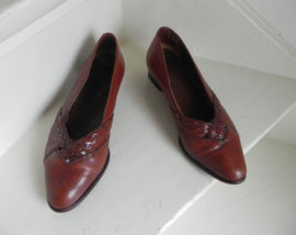 Prialpas cognac comfortabele pumps (2266)