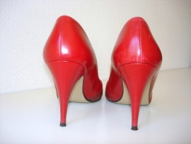 Caressa rode highheels pumps (nr. 0232)