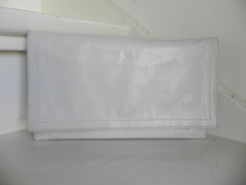 vintage roomwitte clutch schoudertas (2105)