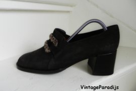 Caiman vintage luipaard pumps shoes (2322)