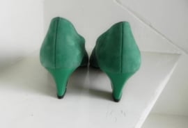 Marie Claire groene vintage sexy pumps shoes