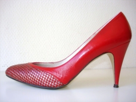 Caressa rode highheels pumps (nr. 0232)