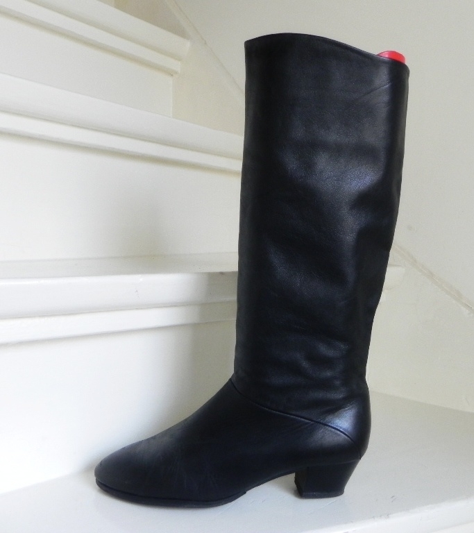Vintage zwarte cavallerie laarzen boots (2027)