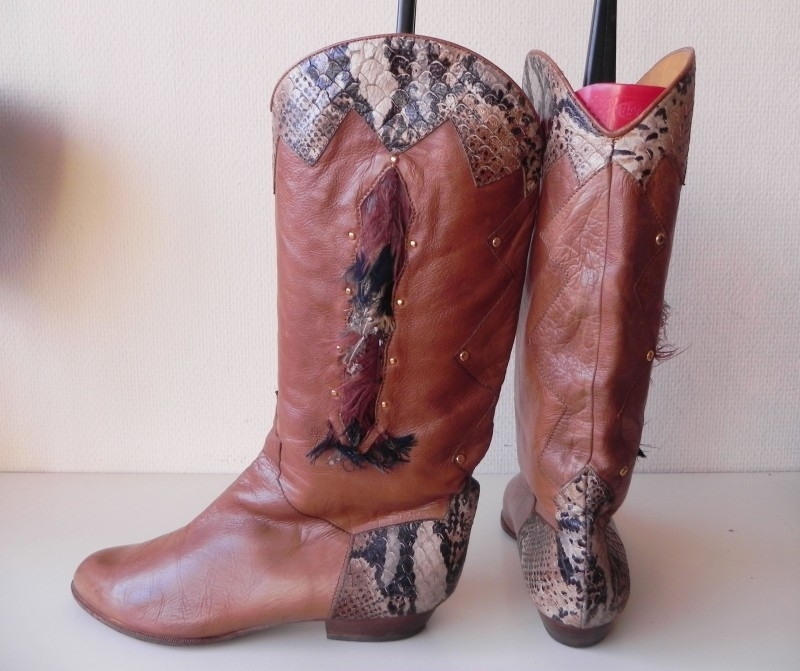 Brunella vintage cowboy laarzen (nr. 1363)