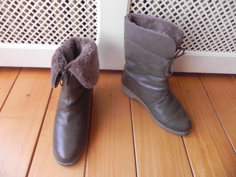 Ara vintage lams bont laarzen sleehak (nr. 1359) | Verkochte Ara vintage lams bont laarzen sleehak (nr. 1359) | Verkochte