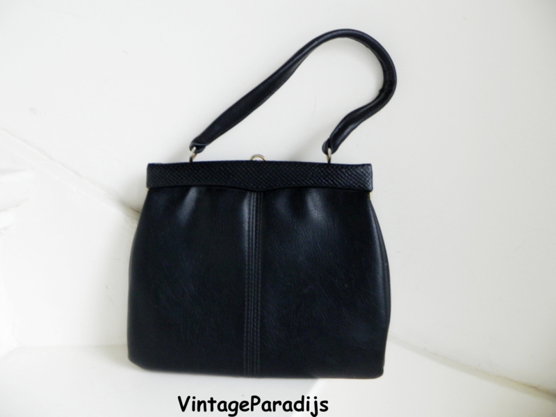 Vintage kniptas croco bag (2381)