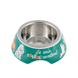 Voerbak hond (uitneembaar) - toutou content - Derriere la porte