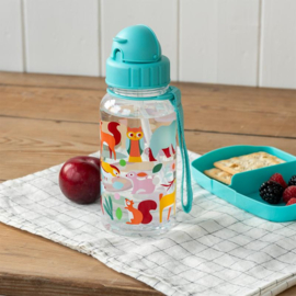 Waterfles / drinkfles - bosdieren - woodland - Rex London