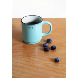 Stackable mug - enamel look - arctic blue - Cabanaz