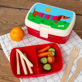Lunchbox met tray - teckels - Rex London