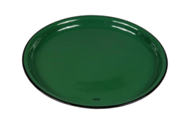 Ontbijtbord emaille look - donkergroen - Cabanaz