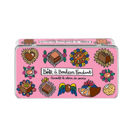 Chocoladeblik - boite a chocolat, bonheur fondant - Derriere la porte