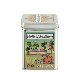 Bouillonblik - boite a bouillons legumes - Derriere la porte
