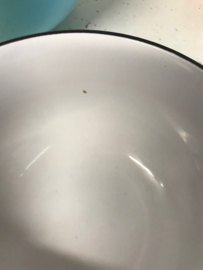 Kom - cereal bowl - emaille look - blauw - Cabanaz