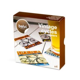 Onderzetters voor glazen - vintage cycles - Balvi