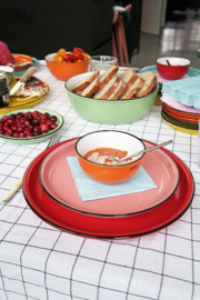 Saladeschaal - low bowl - groen - Cabanaz