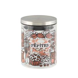 Voorraadpot chocolade - pépites de chocolat - Derriere la porte