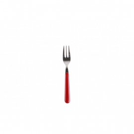 Pastry fork / dessert fork - red - Eme Inox Italy