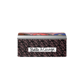 Blik voor schoenpoets (incl. poetsspulletjes) - boite a cirage brille - Derriere la porte