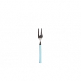 Pastry fork / dessert fork - light blue - Eme Inox Italy