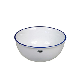 Kom - cereal bowl - emaille look - wit - Cabanaz