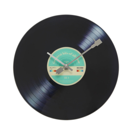 Wandklok / keukenklok - Greatest hits vinyl - Balvi