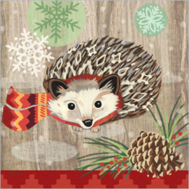 Servet - hedgehog with scarf - PPD