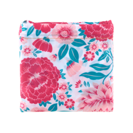Vouwtas - - sav pliable - bloemen roze - Derriere la porte