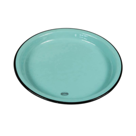 Breakfast plate - enamel look - blue - Cabanaz