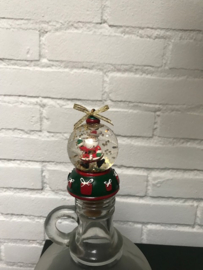 Wijnkurk Kerstman - sneeuwbal -Joie
