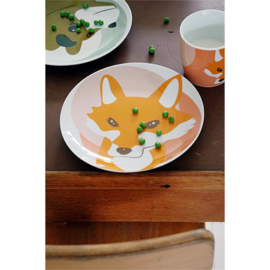 Plate - fox - the Zoo