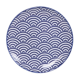 Ontbijtbord - golven - Nippon Blue - Tokyo Design Studio